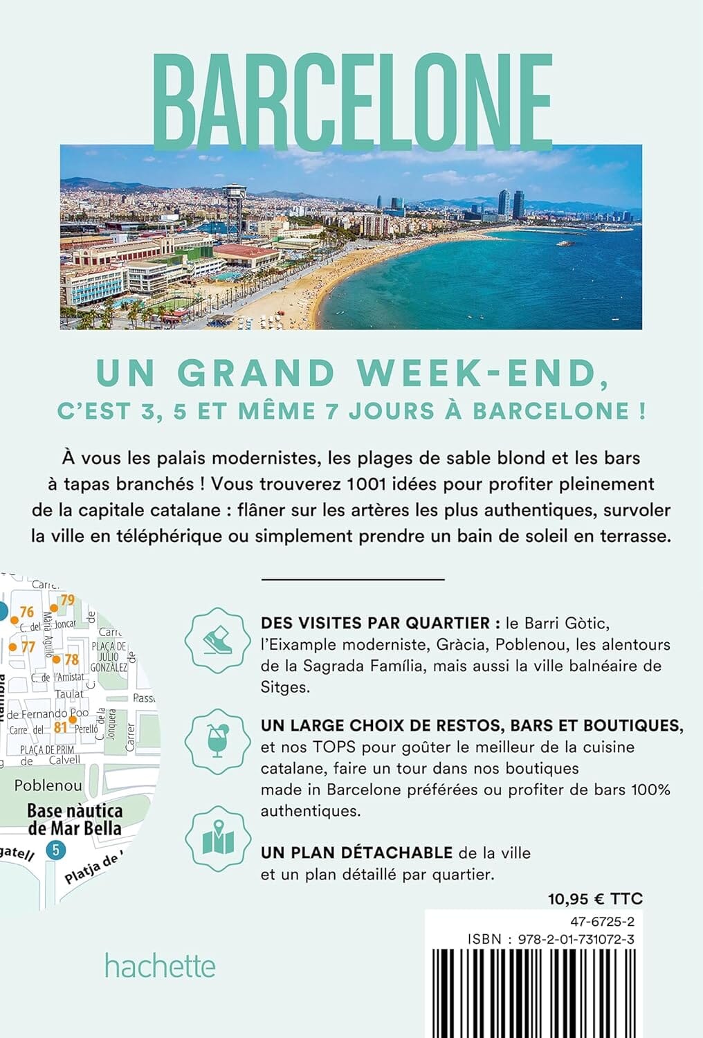 Guide de voyage de poche - Un Grand Week-end à Barcelone 2025 | Hachette guide de voyage Hachette 