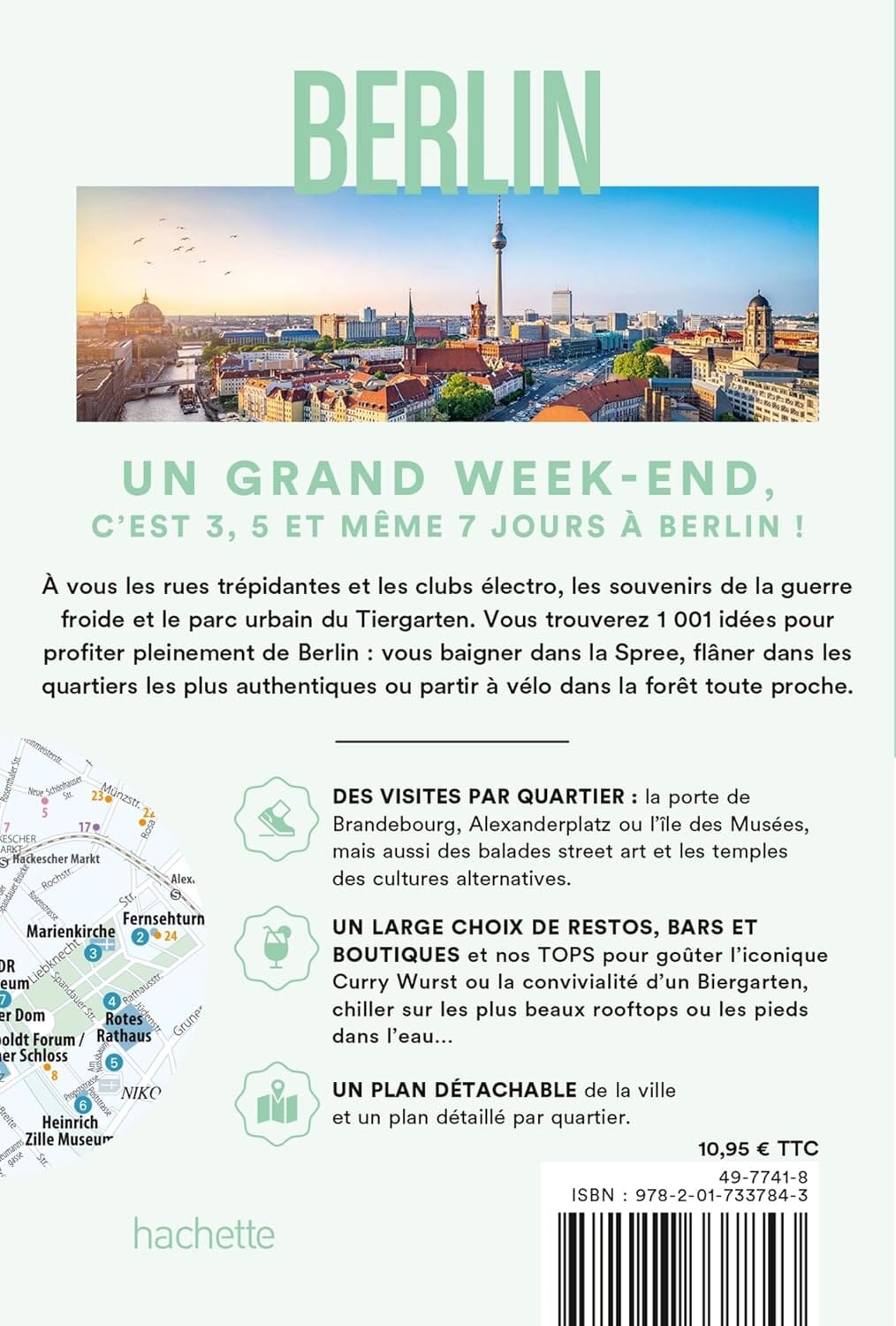 Guide de voyage de poche - Un Grand Week-end à Berlin 2026/27 | Hachette guide de voyage Hachette 