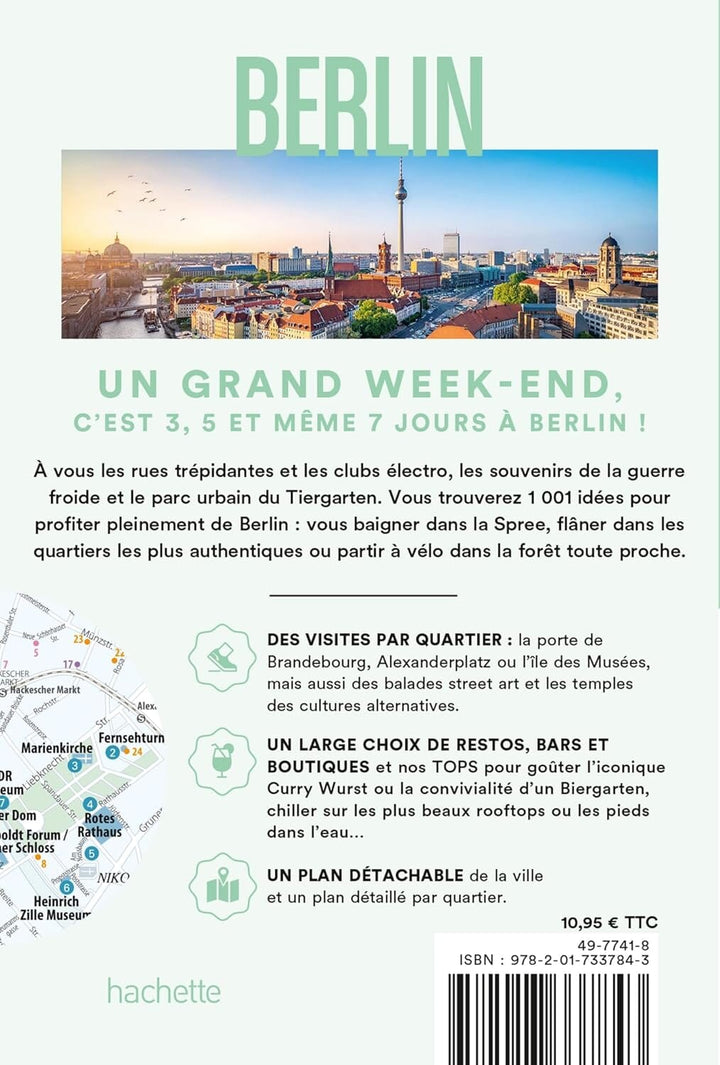 Guide de voyage de poche - Un Grand Week-end à Berlin 2026/27 | Hachette guide de voyage Hachette 