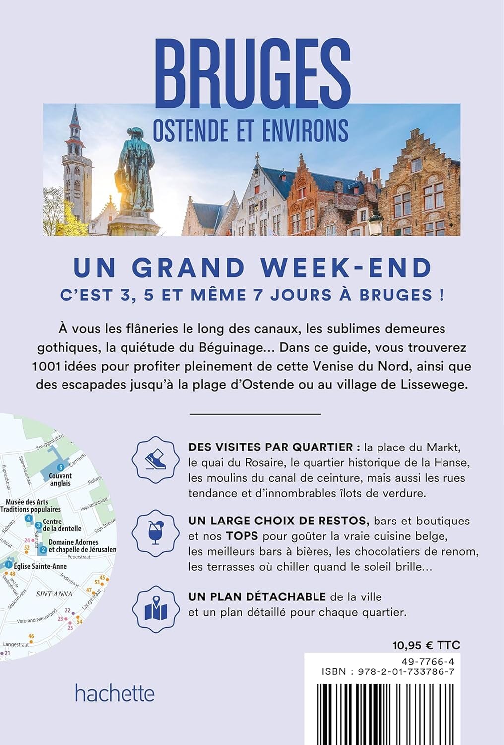 Guide de voyage de poche - Un Grand Week-end à Bruges, Ostende et env. 2026/27 | Hachette guide de voyage Hachette 