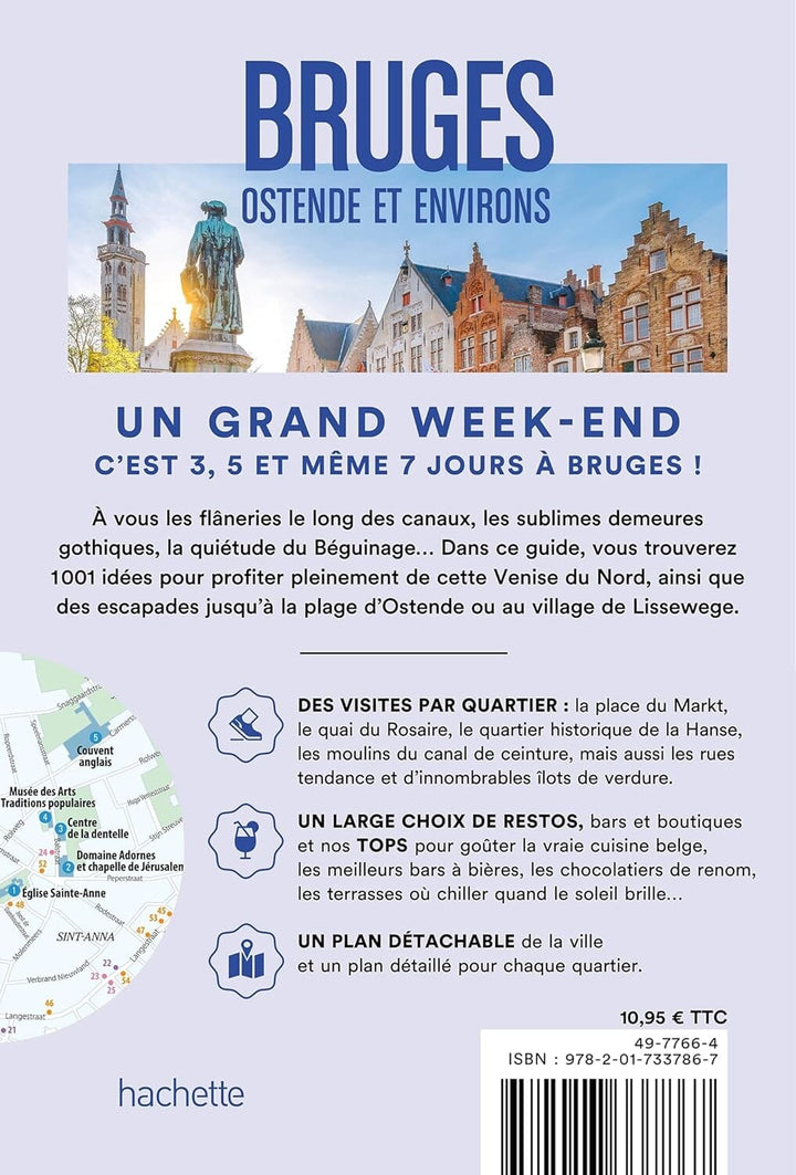 Guide de voyage de poche - Un Grand Week-end à Bruges, Ostende et env. 2026/27 | Hachette guide de voyage Hachette 