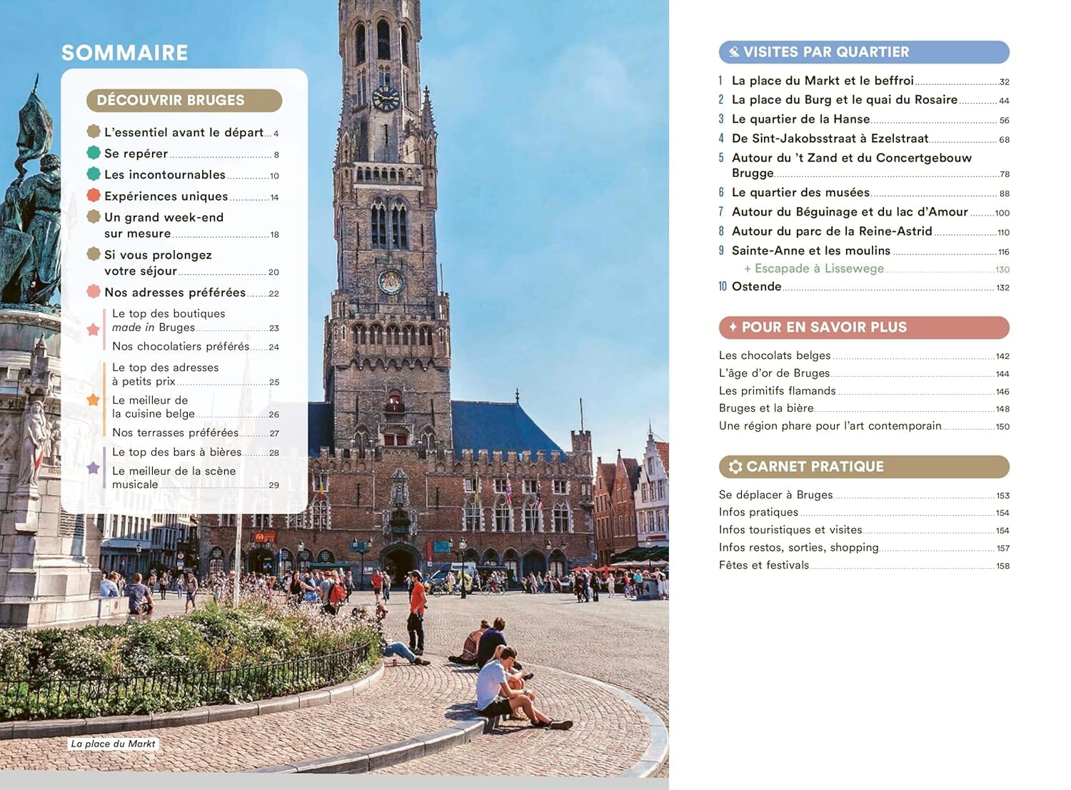 Guide de voyage de poche - Un Grand Week-end à Bruges, Ostende et env. 2026/27 | Hachette guide de voyage Hachette 