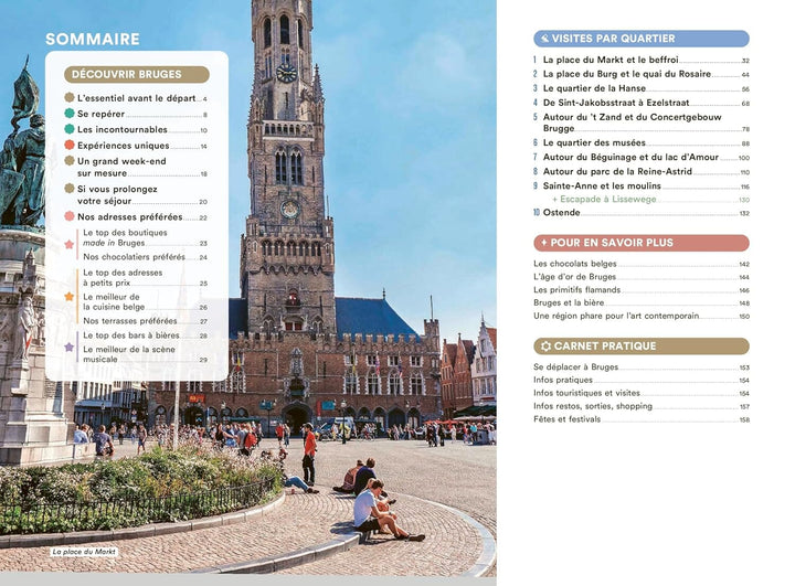 Guide de voyage de poche - Un Grand Week-end à Bruges, Ostende et env. 2026/27 | Hachette guide de voyage Hachette 