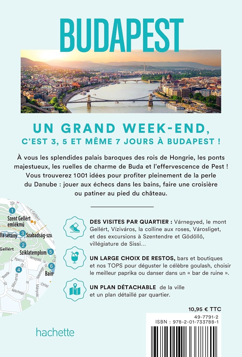 Guide de voyage de poche - Un Grand Week-end à Budapest 2026/27 | Hachette guide de voyage Hachette