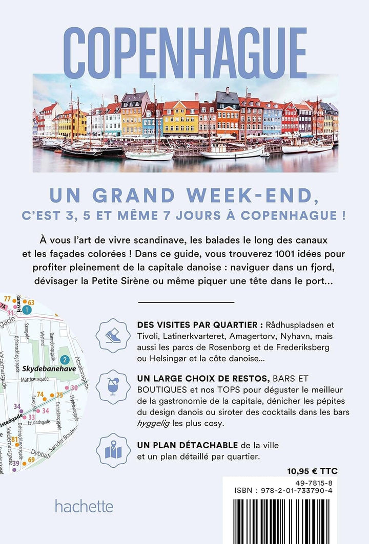 Guide de voyage de poche - Un Grand Week-end à Copenhague 2026/27 | Hachette guide de voyage Hachette