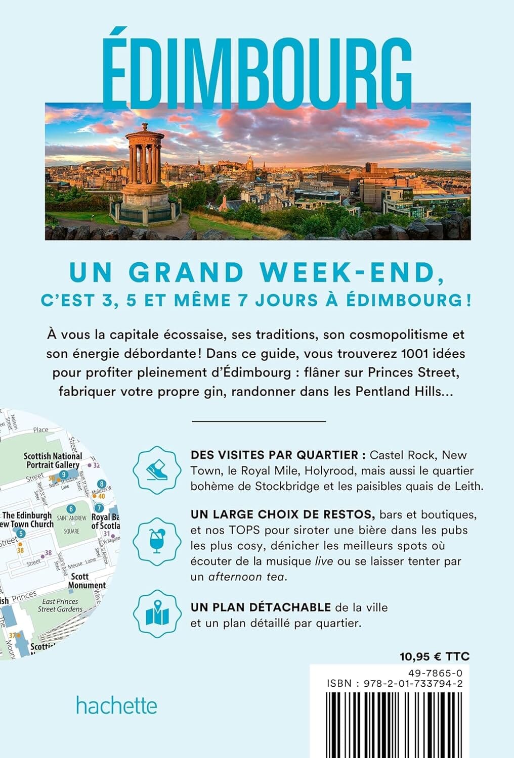 Guide de voyage de poche - Un Grand Week-end à Edimbourg 2026/27 | Hachette guide de voyage Hachette 