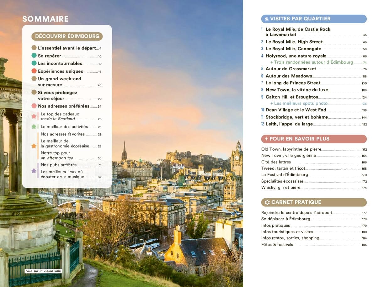 Guide de voyage de poche - Un Grand Week-end à Edimbourg 2026/27 | Hachette guide de voyage Hachette 