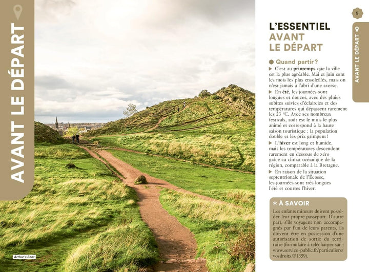 Guide de voyage de poche - Un Grand Week-end à Edimbourg 2026/27 | Hachette guide de voyage Hachette 