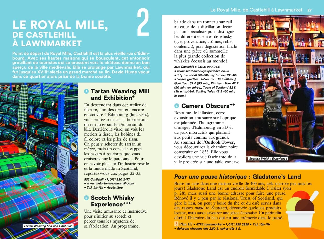 Guide de voyage de poche - Un Grand Week-end à Edimbourg - Édition 2023 | Hachette guide de voyage Hachette