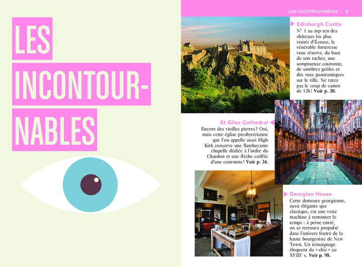 Guide de voyage de poche - Un Grand Week-end à Edimbourg - Édition 2023 | Hachette guide petit format Hachette 