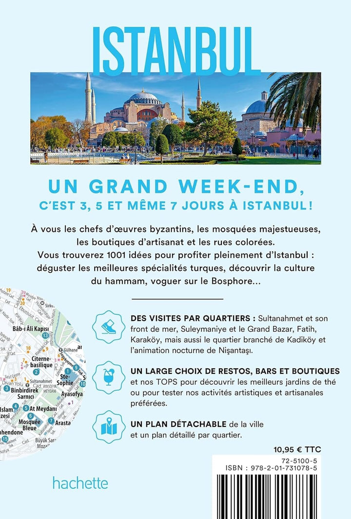 Guide de voyage de poche - Un Grand Week-end à Istanbul 2026/27 | Hachette guide de voyage Hachette 