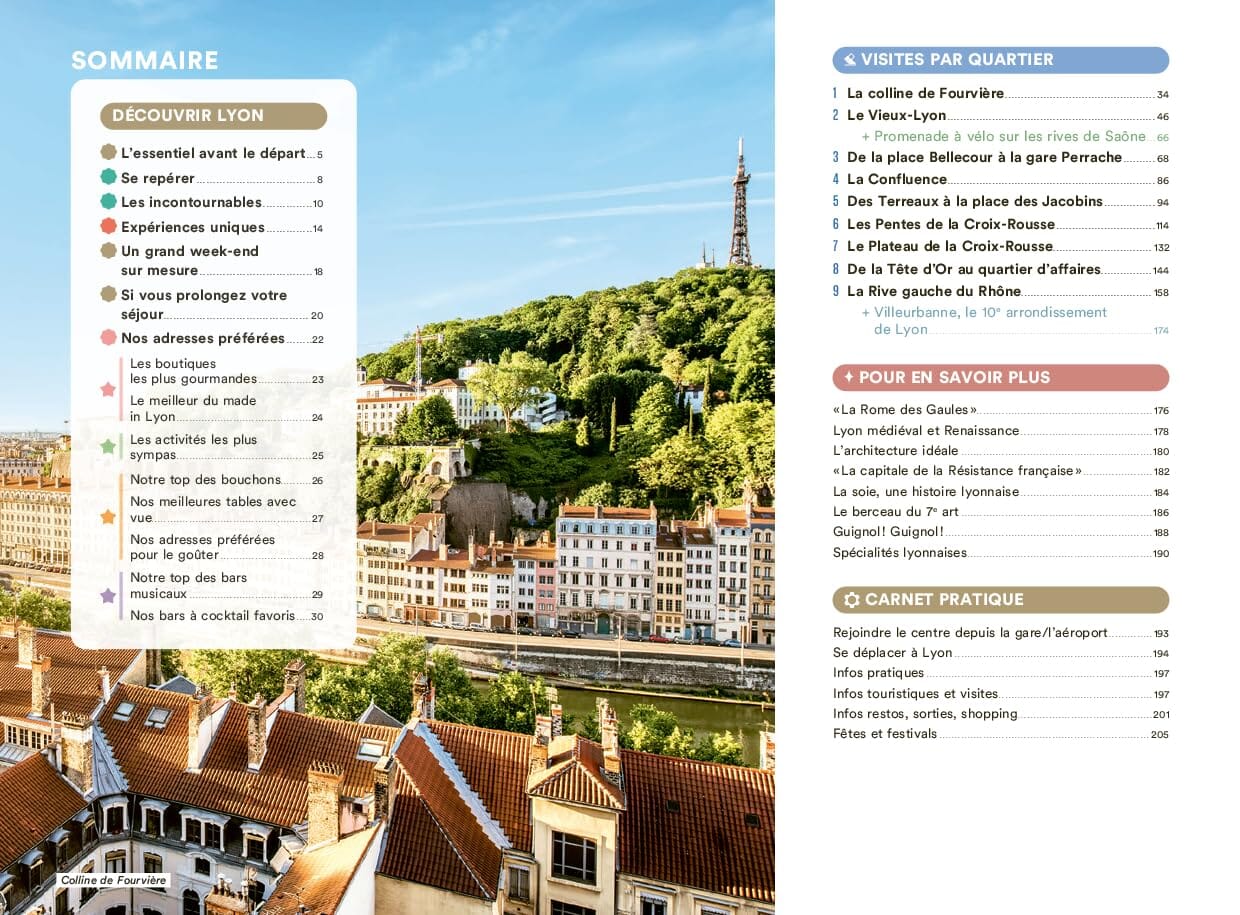 Guide de voyage de poche - Un Grand Week-end à Lyon 2025 | Hachette guide de voyage Hachette 