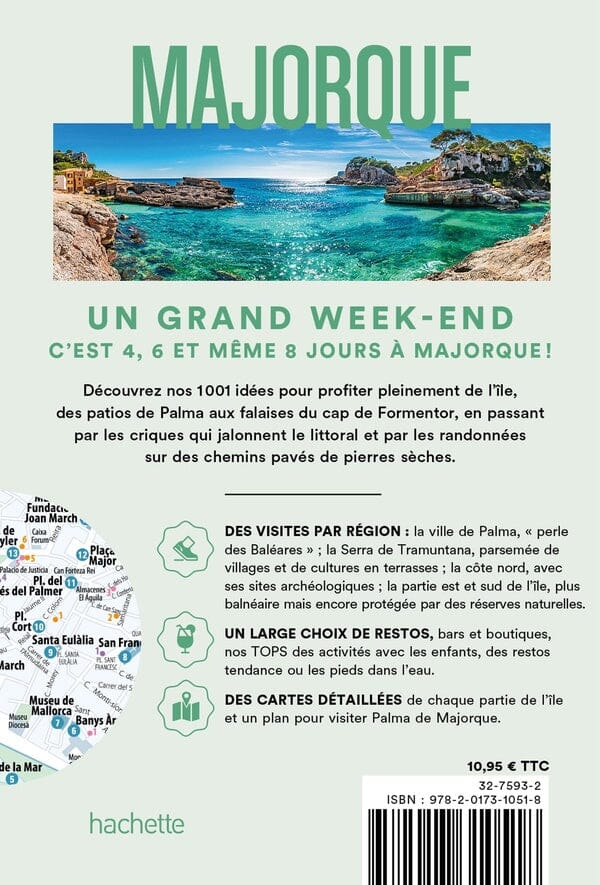 Guide de voyage de poche - Un Grand Week-end à Majorque 2025/26 | Hachette guide de voyage Hachette 