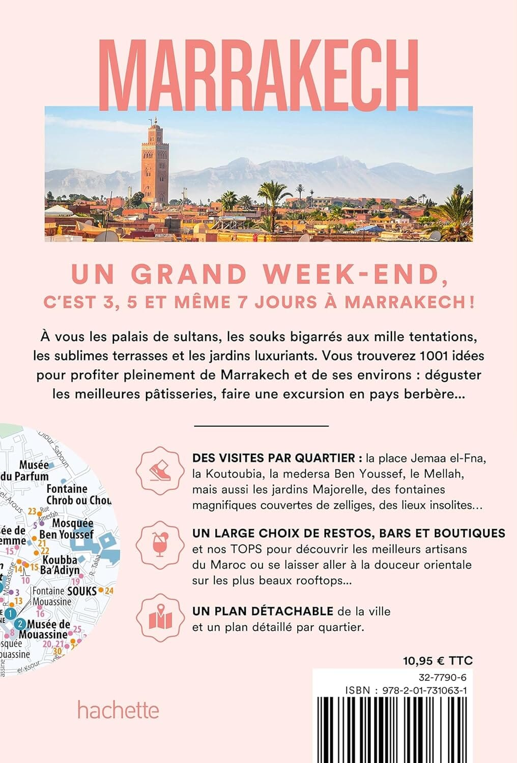 Guide de voyage de poche - Un Grand Week-end à Marrakech 2025 | Hachette guide de voyage Hachette 