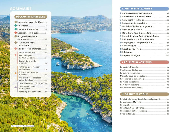 Guide de voyage de poche - Un Grand Week-end à Marseille et les calanques 2026/27 | Hachette guide de voyage Hachette 