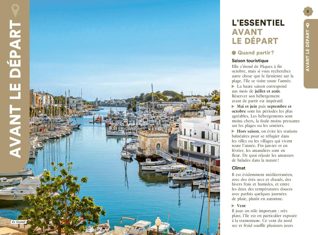 Guide de voyage de poche - Un Grand Week-end à Minorque 2026/27 | Hachette guide de voyage Hachette