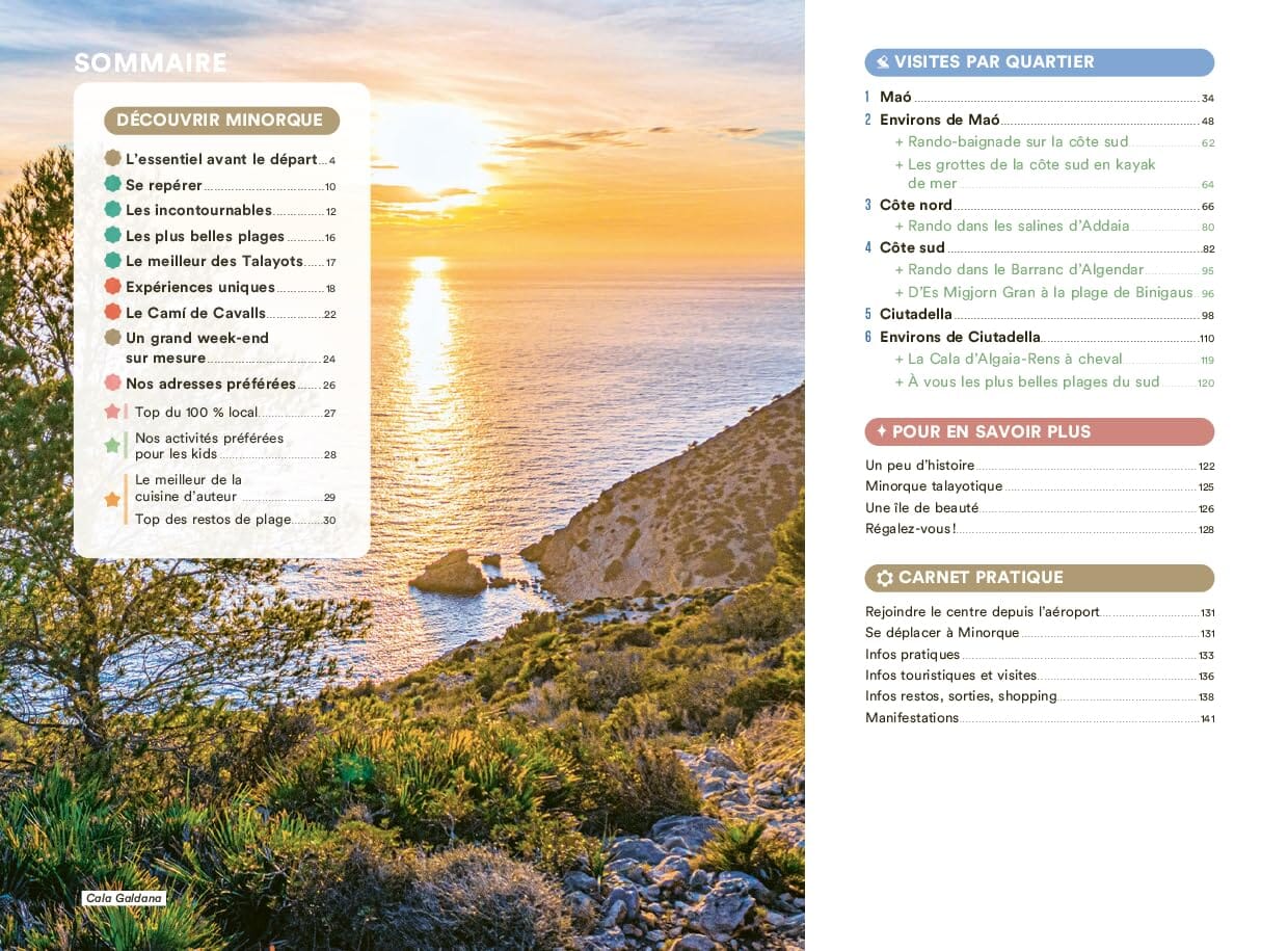 Guide de voyage de poche - Un Grand Week-end à Minorque 2026/27 | Hachette guide de voyage Hachette