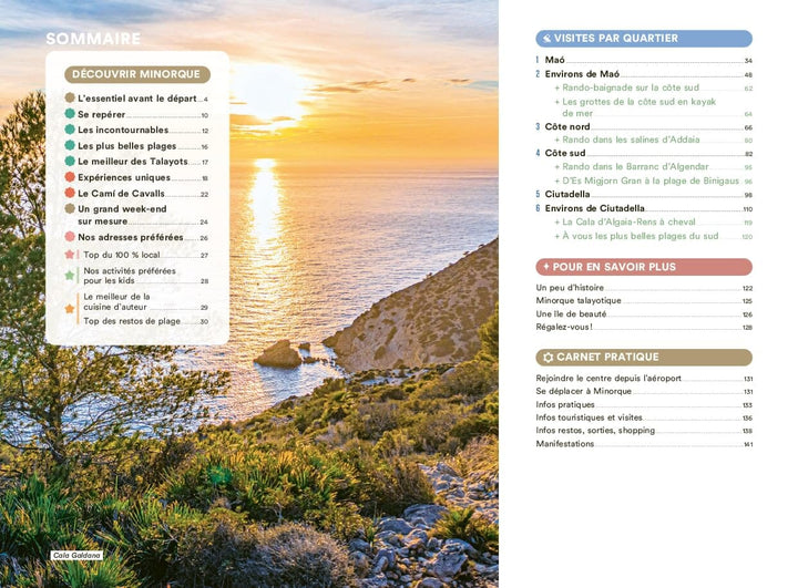 Guide de voyage de poche - Un Grand Week-end à Minorque 2026/27 | Hachette guide de voyage Hachette
