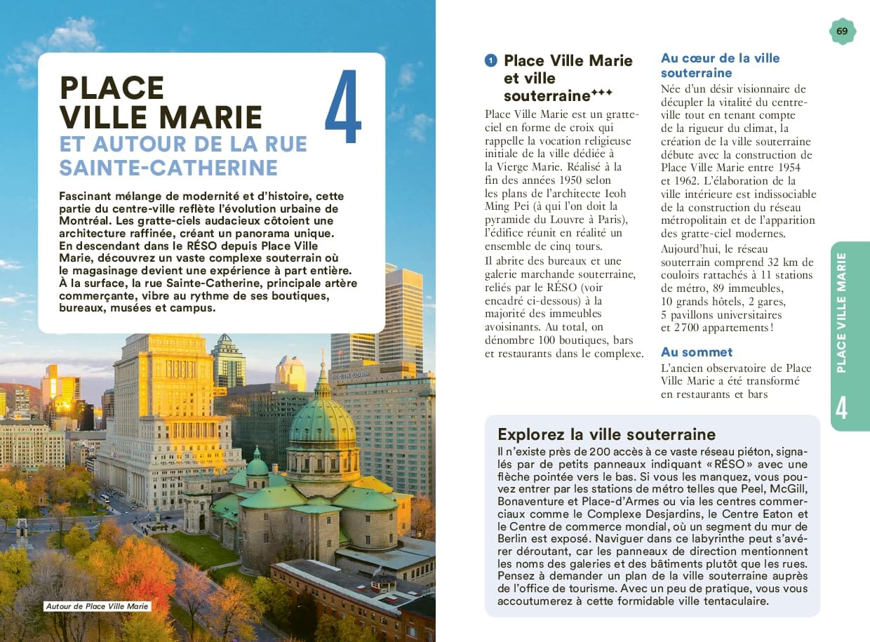 Guide de voyage de poche - Un Grand Week-end à Montréal - Édition 2025 | Hachette guide de voyage Hachette 