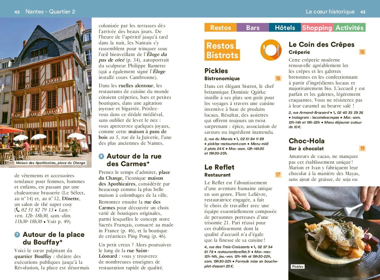 Guide de voyage de poche - Un Grand Week-end à Nantes et la côte Atlantique - Édition 2024 | Hachette guide de voyage Hachette 