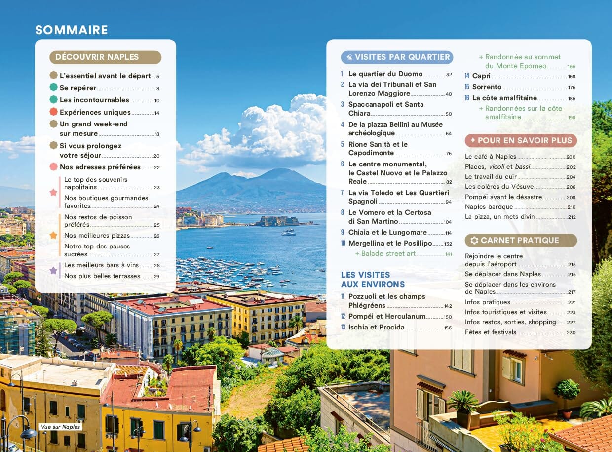 Guide de voyage de poche - Un Grand Week-end à Naples & la côte Amalfitaine - Édition 2025 | Hachette guide de voyage Hachette 