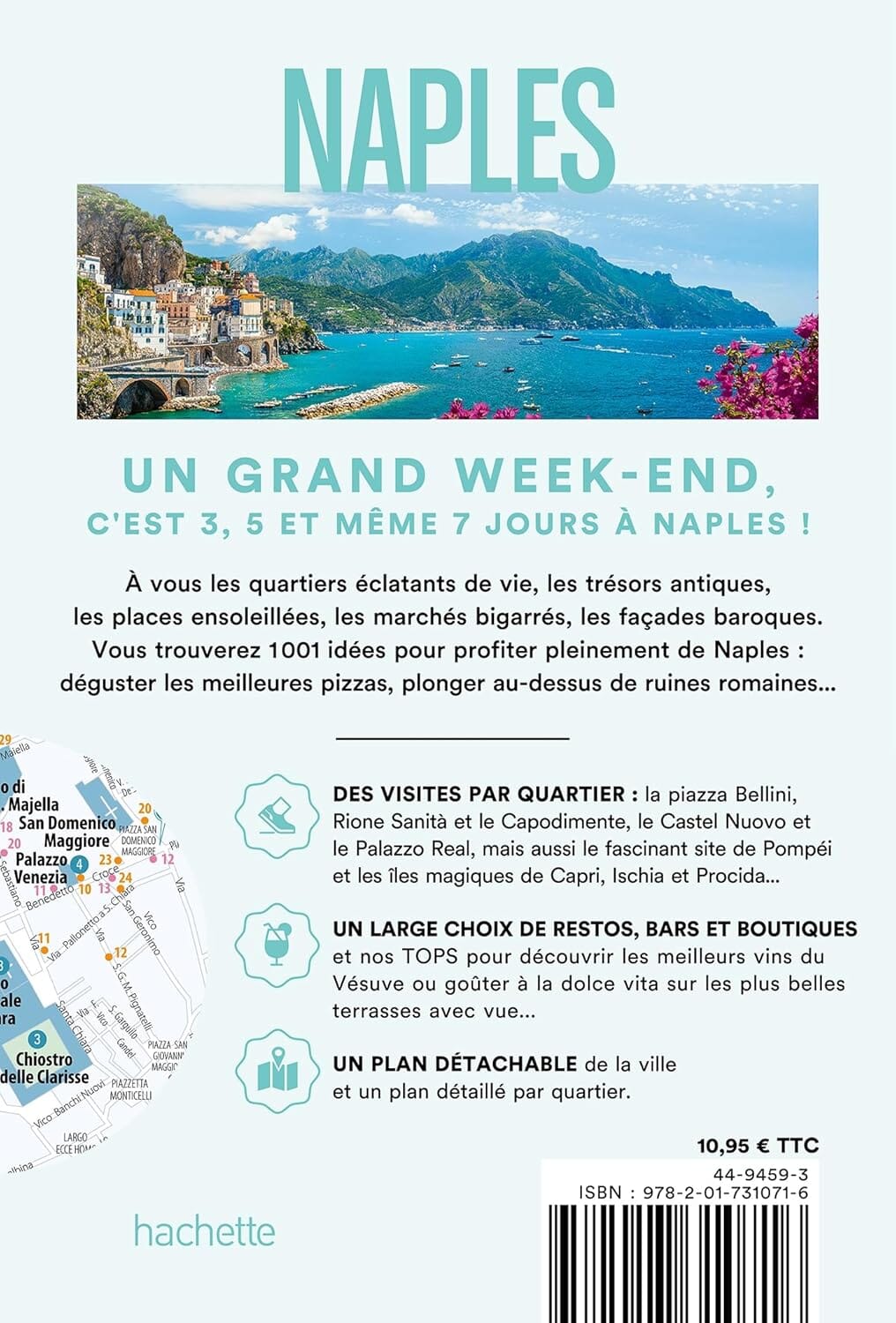 Guide de voyage de poche - Un Grand Week-end à Naples & la côte Amalfitaine - Édition 2025 | Hachette guide de voyage Hachette 