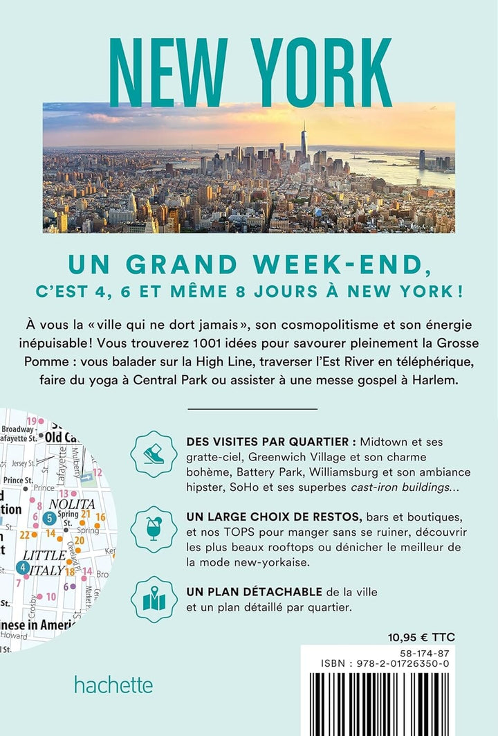 Guide de voyage de poche - Un Grand Week-end à New York 2026/27 | Hachette guide de voyage Hachette 