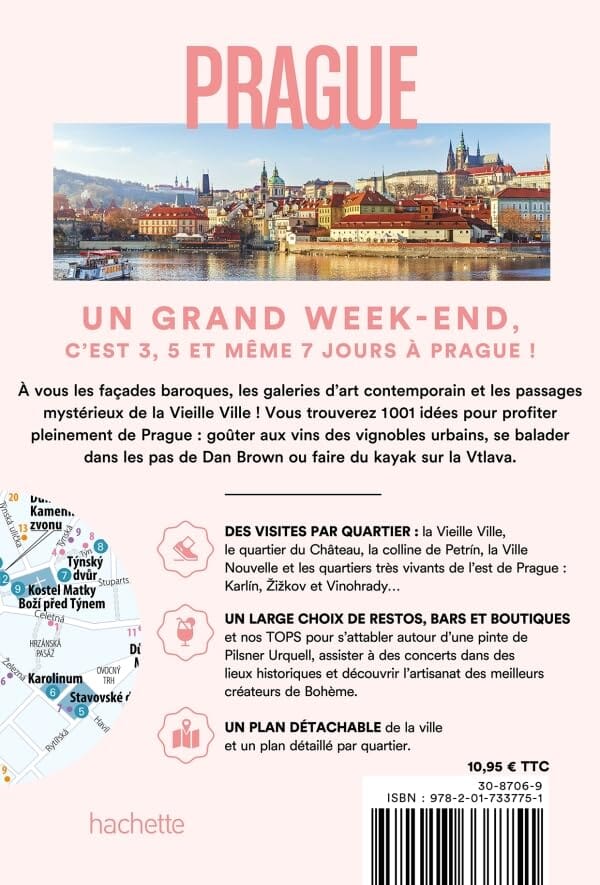 Guide de voyage de poche - Un Grand Week-end à Prague 2026/27 | Hachette guide de voyage Hachette 