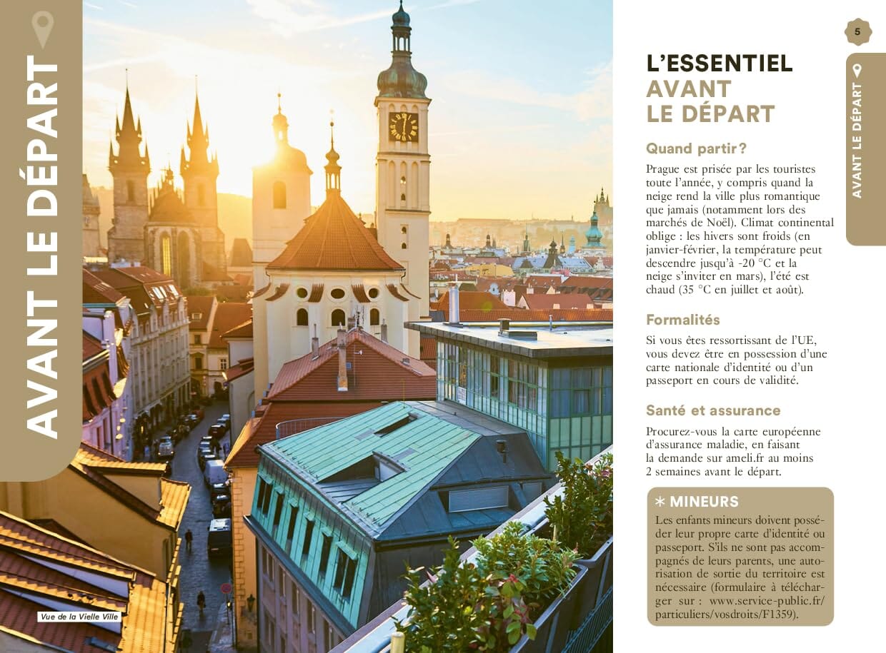 Guide de voyage de poche - Un Grand Week-end à Prague 2026/27 | Hachette guide de voyage Hachette 