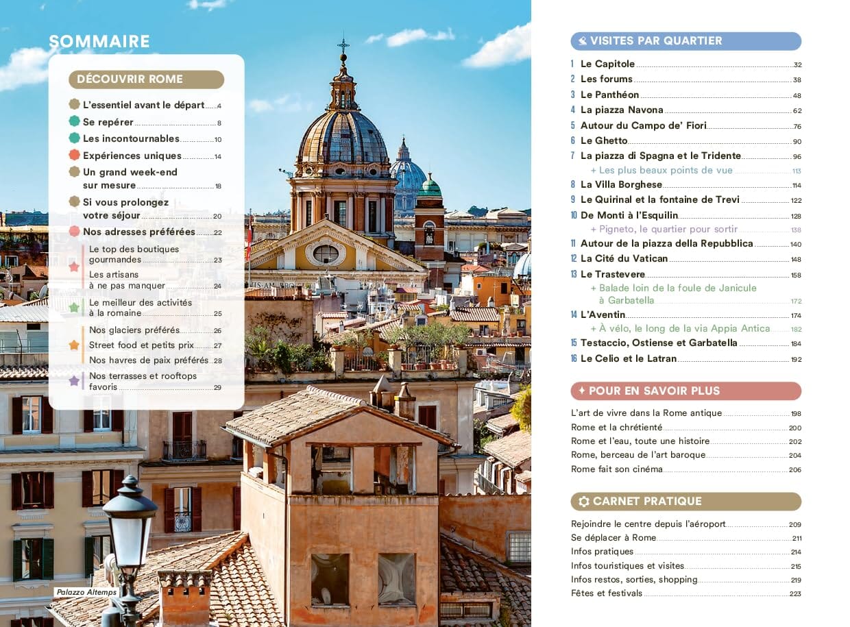 Guide de voyage de poche - Un Grand Week-end à Rome 2025/26 | Hachette guide de voyage Hachette 