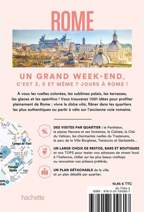 Guide de voyage de poche - Un Grand Week-end à Rome 2025/26 | Hachette guide de voyage Hachette 