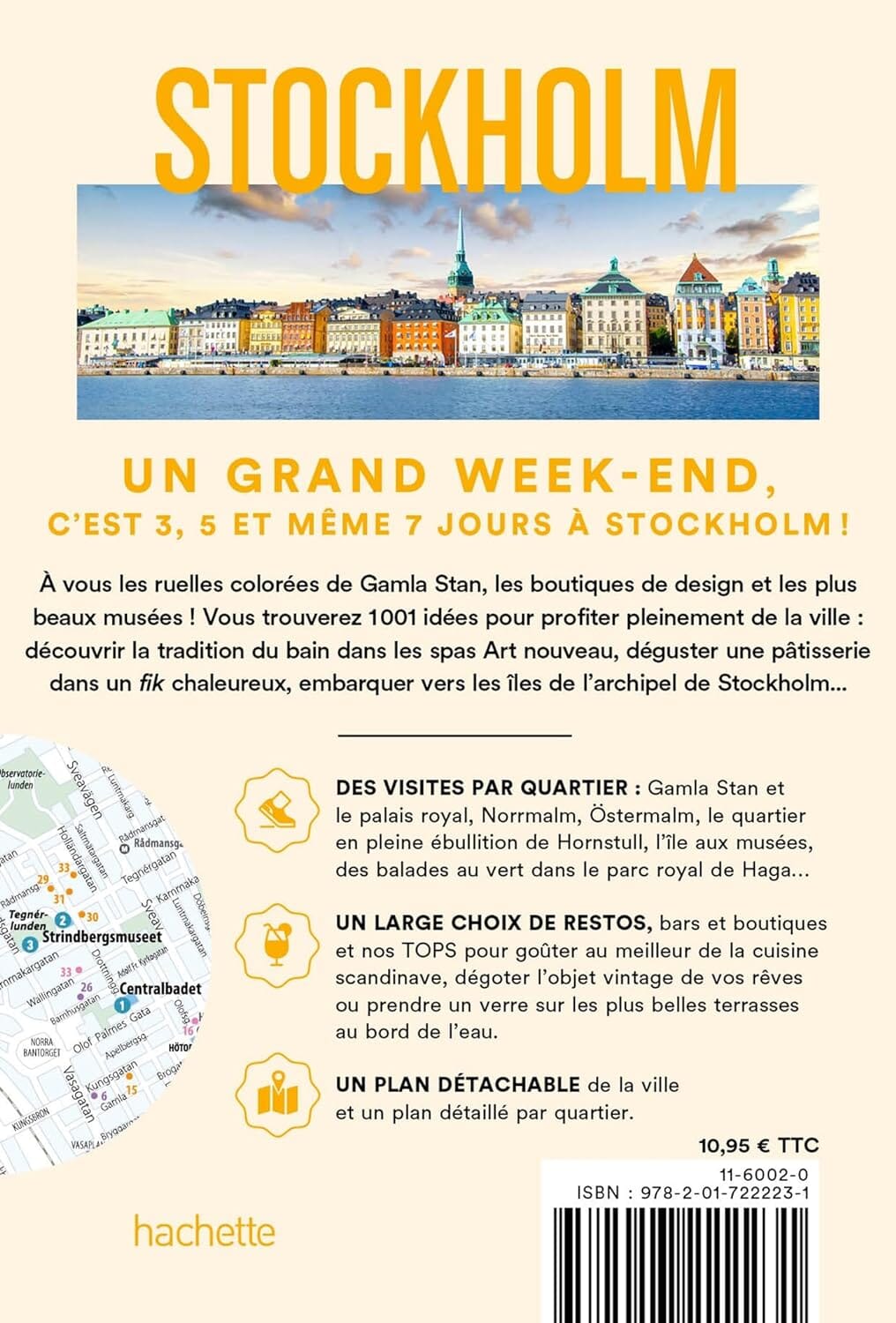 Guide de voyage de poche - Un Grand Week-end à Stockholm 2024 | Hachette guide de voyage Hachette