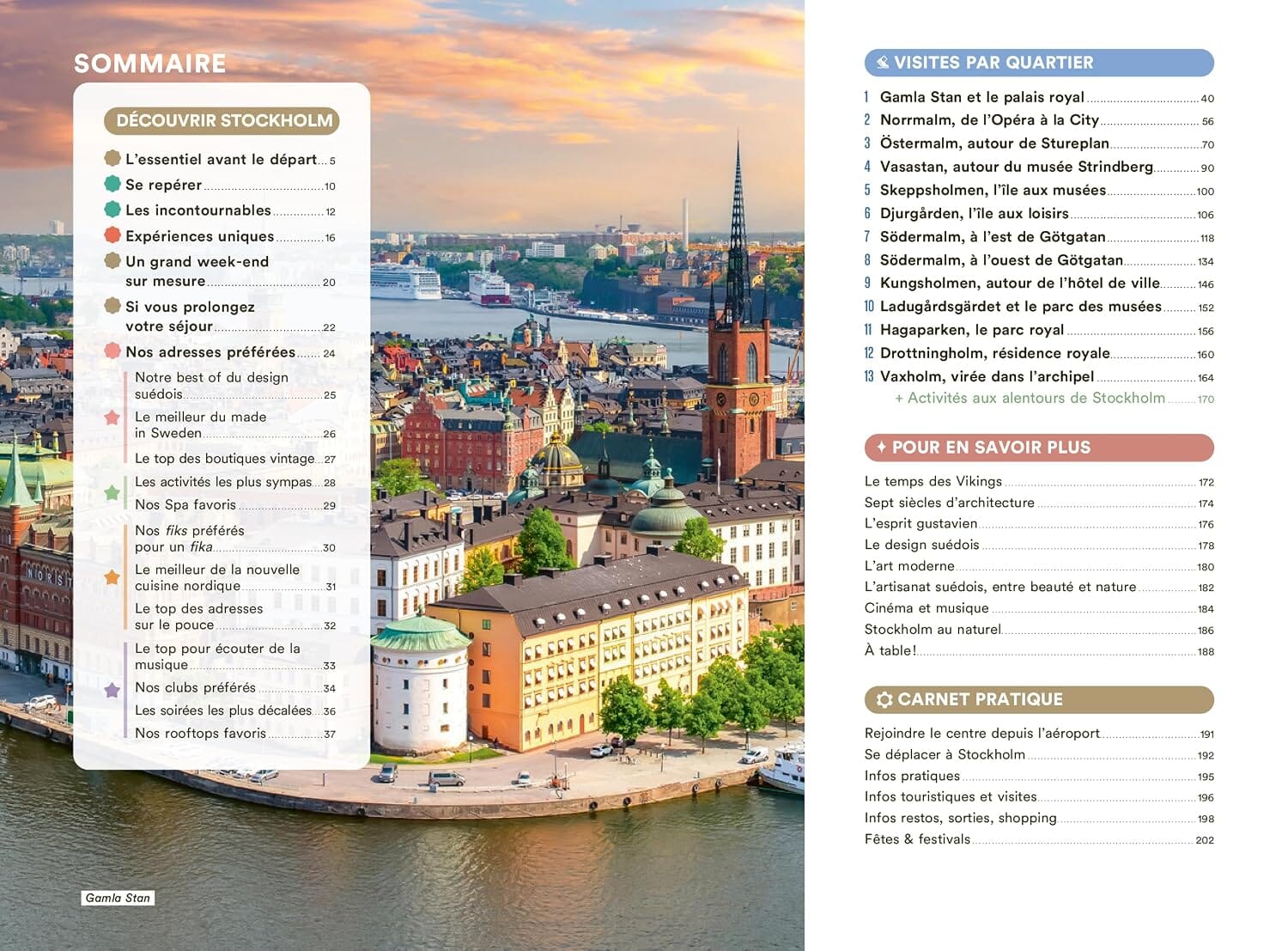 Guide de voyage de poche - Un Grand Week-end à Stockholm 2026/27 | Hachette guide de voyage Hachette