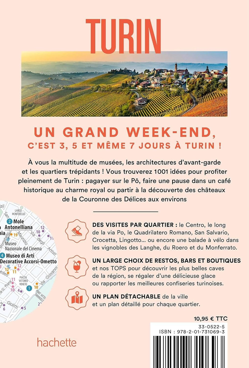 Guide de voyage de poche - Un Grand Week-end à Turin 2025/26 | Hachette guide de voyage Hachette 
