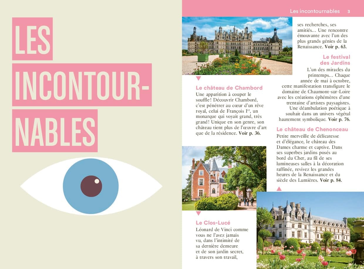 Guide de voyage de poche - Un Grand Week-end dans les châteaux de la Loire 2024 | Hachette guide de voyage Hachette 