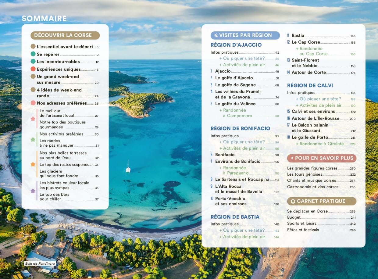 Guide de voyage de poche - Un Grand Week-end en Corse - Édition 2025 | Hachette guide de voyage Hachette 