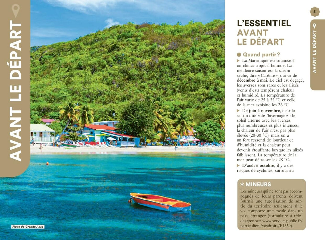 Guide de voyage de poche - Un Grand Week-end en Martinique 2026/27 | Hachette guide de voyage Hachette 