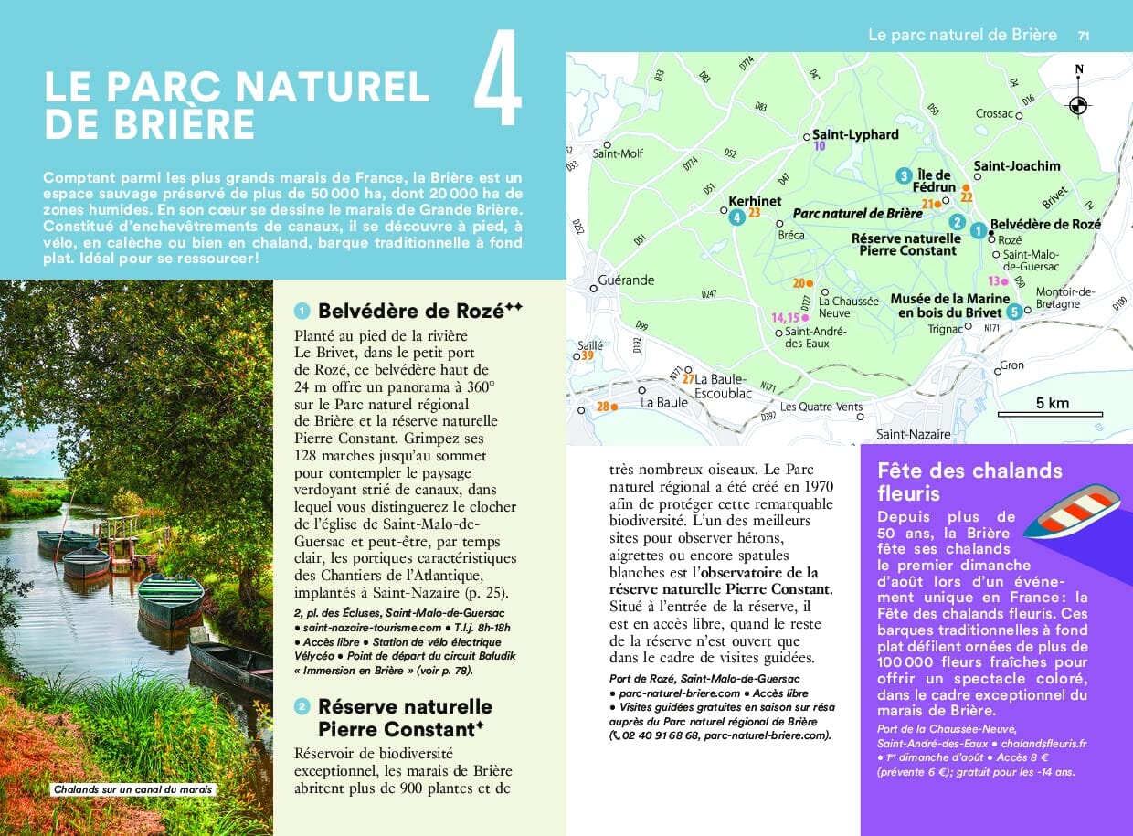 Guide de voyage de poche - Un Grand Week-end : Saint-Nazaire, La Baule, Guérande - Édition 2023 | Hachette guide de voyage Hachette