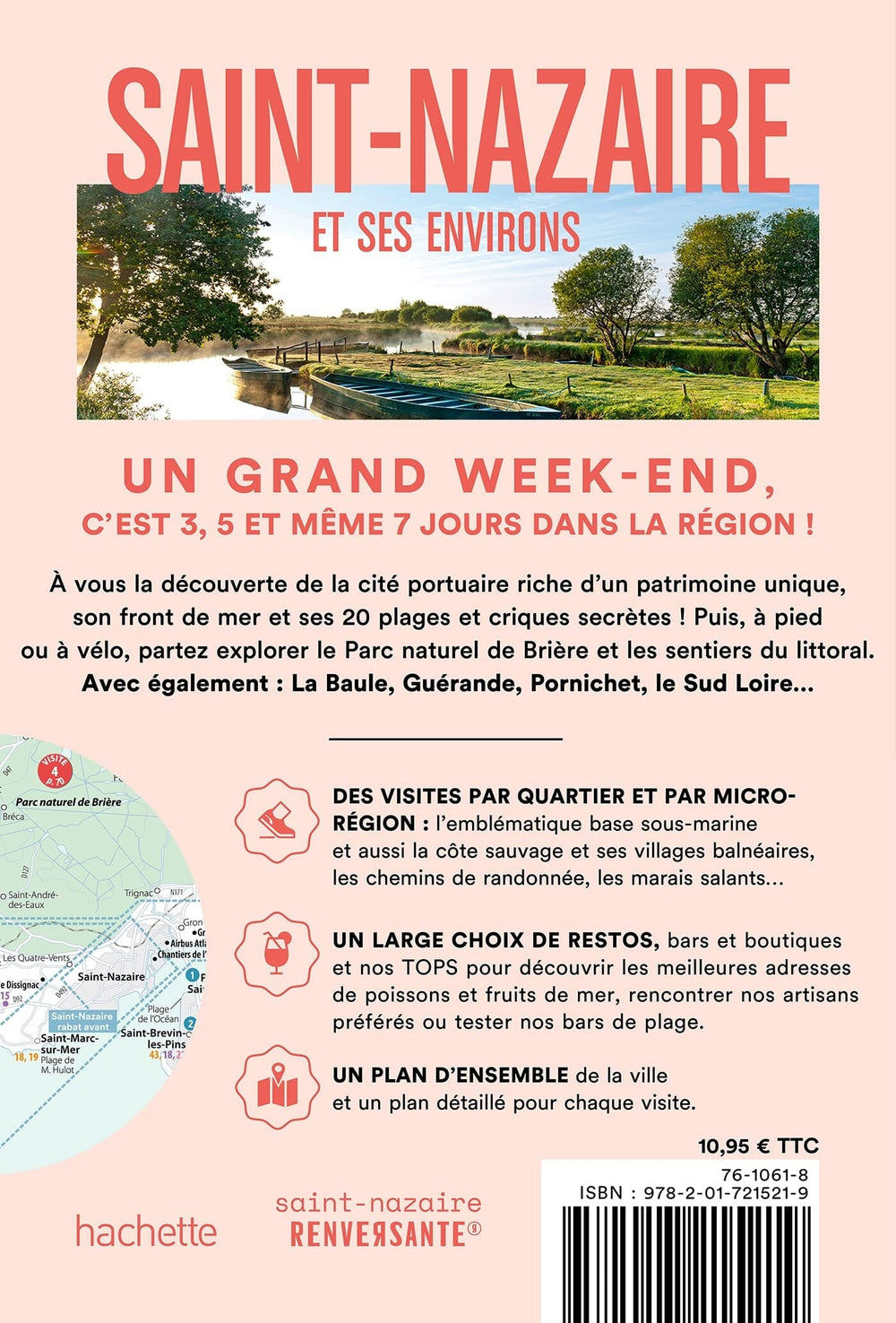 Guide de voyage de poche - Un Grand Week-end : Saint-Nazaire, La Baule, Guérande - Édition 2023 | Hachette guide petit format Hachette 