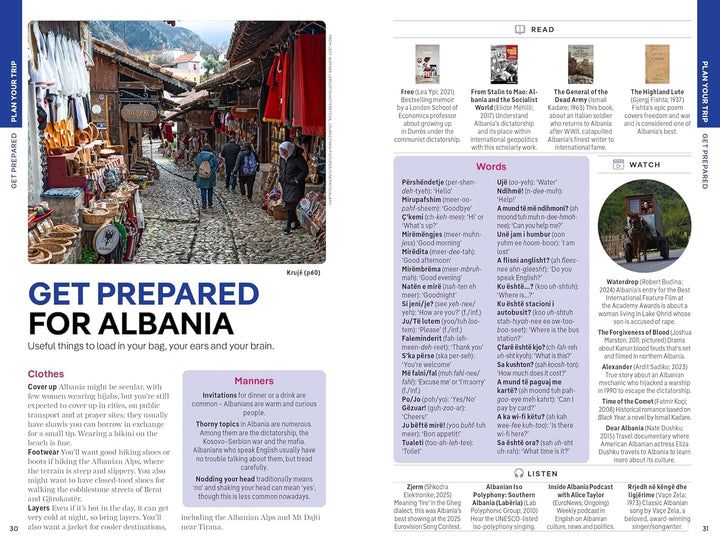 Guide de voyage (en anglais) - Albania 2026 | Lonely Planet guide de voyage Lonely Planet EN 