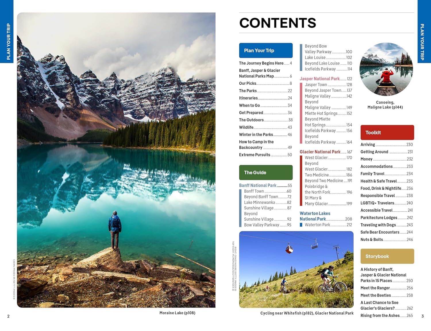Guide de voyage (en anglais) - Banff, Jasper & Glacier national parks - Édition 2024 | Lonely Planet guide de voyage Lonely Planet EN 