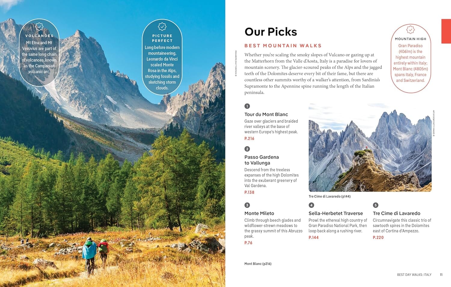 Guide de voyage (en anglais) - Best day walks Italy | Lonely Planet guide de voyage Lonely Planet EN 