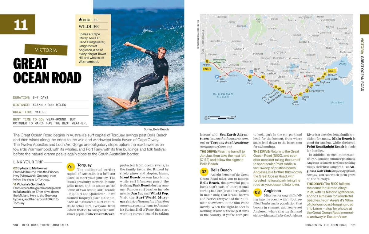 Guide de voyage (en anglais) - Best Road Trips Australia 2026 | Lonely Planet guide de voyage Lonely Planet EN 