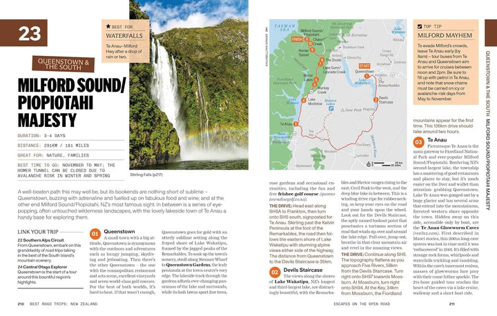 Guide de voyage (en anglais) - Best Road Trips New Zealand 2026 | Lonely Planet guide de voyage Lonely Planet EN 