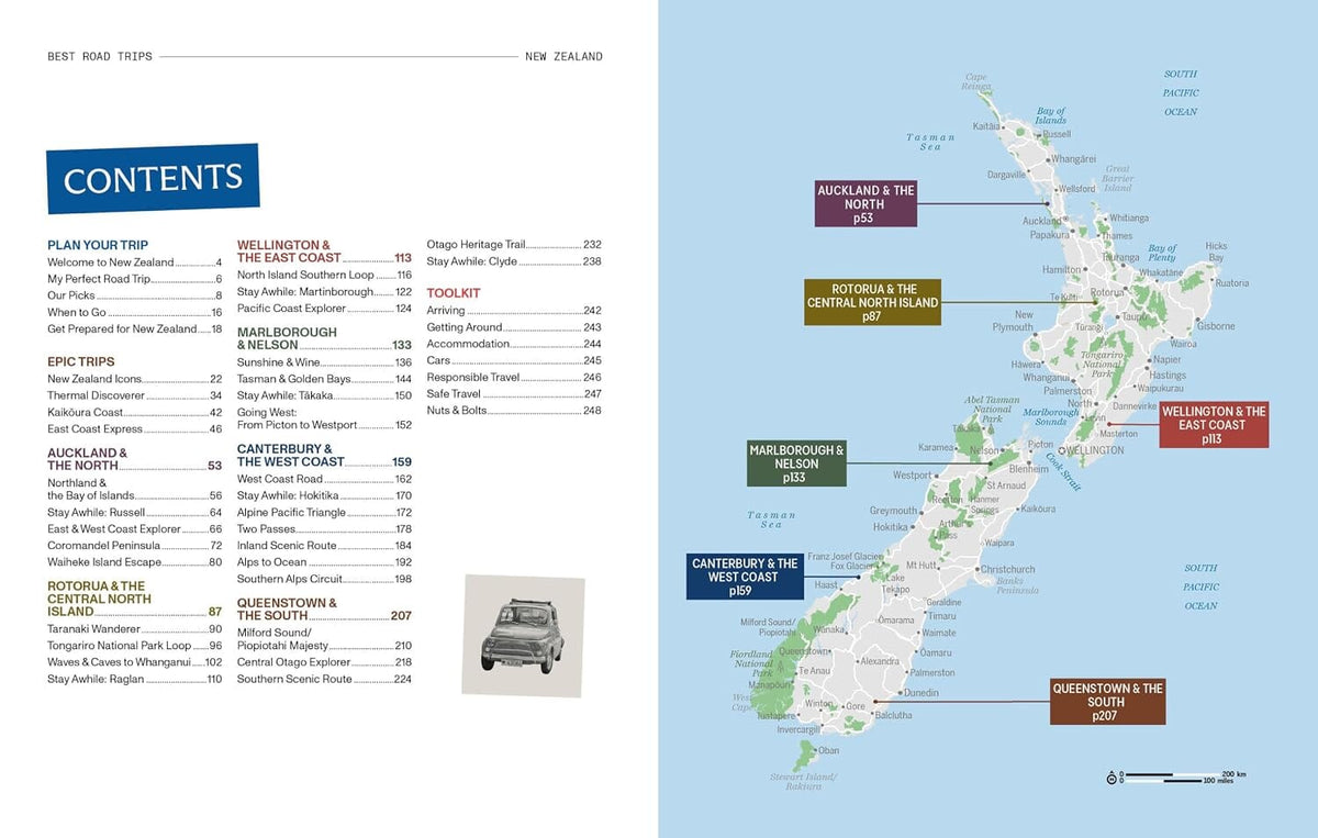 Guide de voyage (en anglais) - Best Road Trips New Zealand 2026 | Lonely Planet guide de voyage Lonely Planet EN 