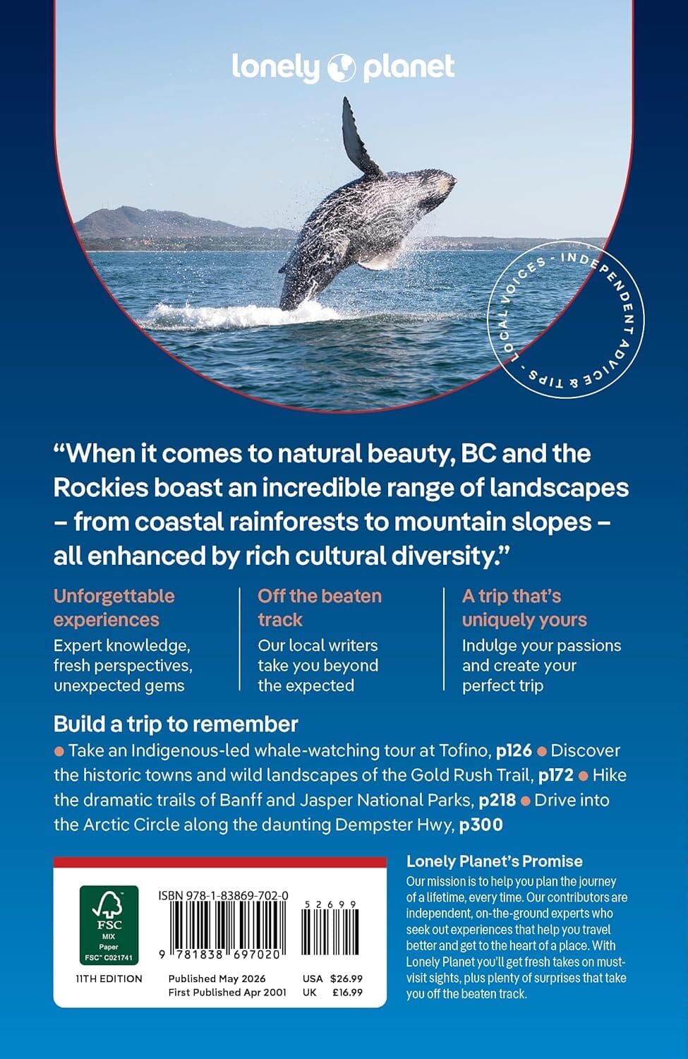 Guide de voyage (en anglais) - British Columbia & the Canadian