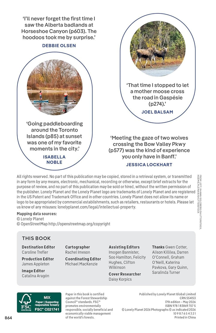 Guide de voyage (en anglais) - Canada 2026 | Lonely Planet guide de voyage Lonely Planet EN 