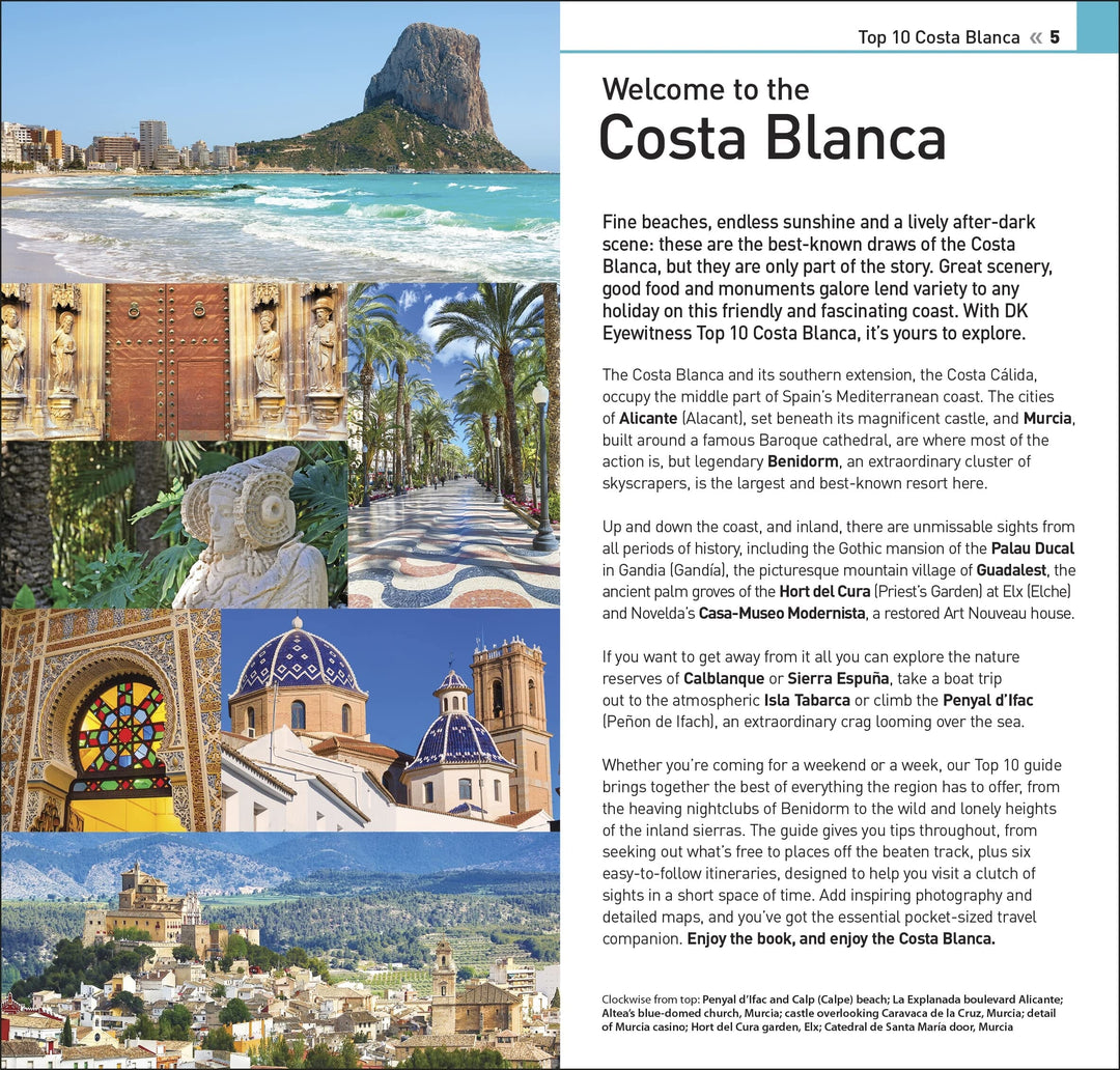 Guide de voyage (en anglais) - Costa Blanca Top 10 | Eyewitness guide de voyage Eyewitness 