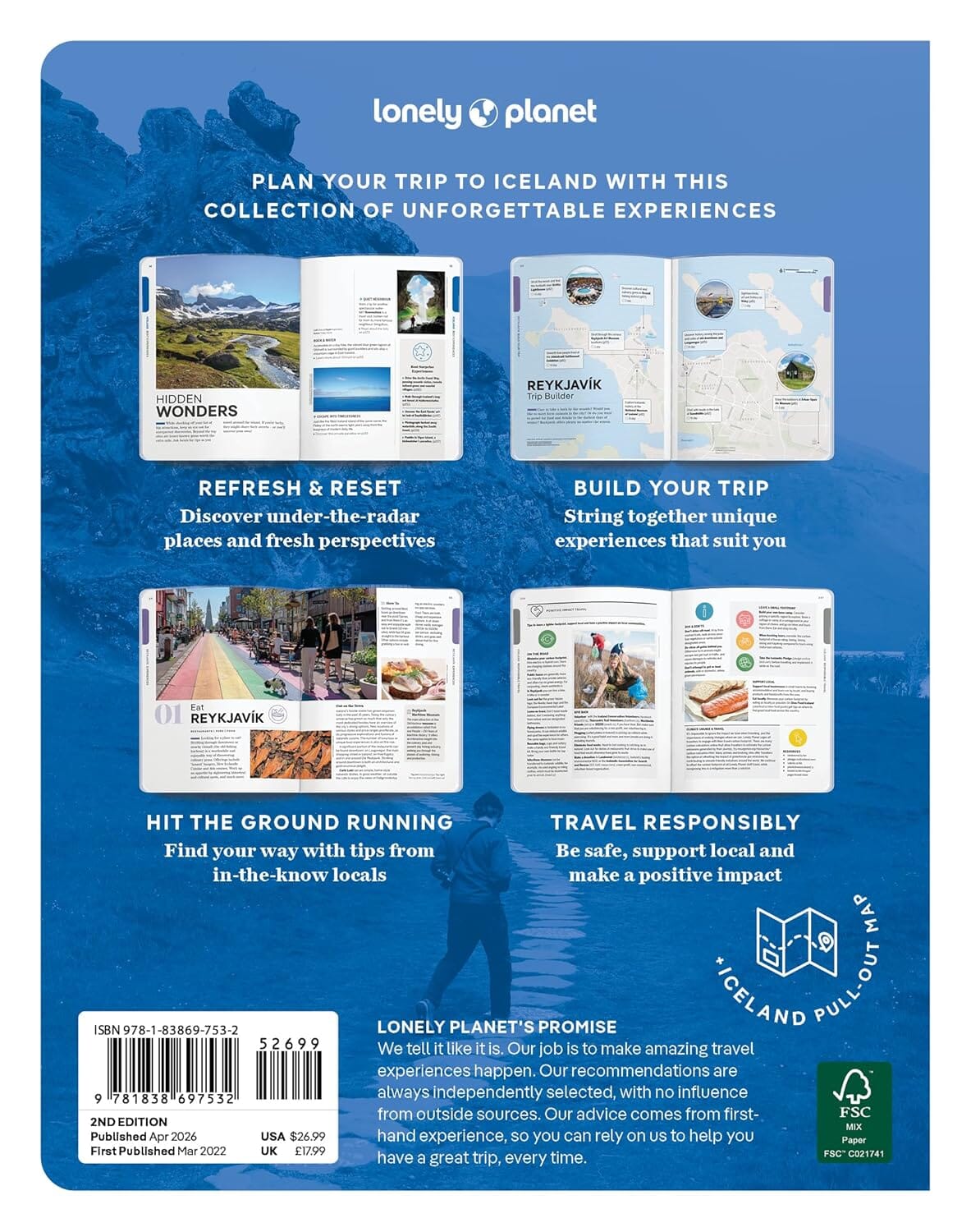 Guide de voyage (en anglais) - Experience Iceland 2026 | Lonely Planet guide de voyage Lonely Planet EN 