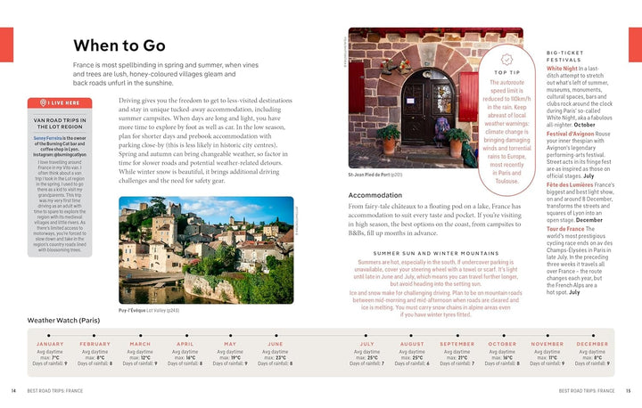 Guide de voyage (en anglais) - France's Best Road Trips - Édition 2024 | Lonely Planet guide de voyage Lonely Planet EN 